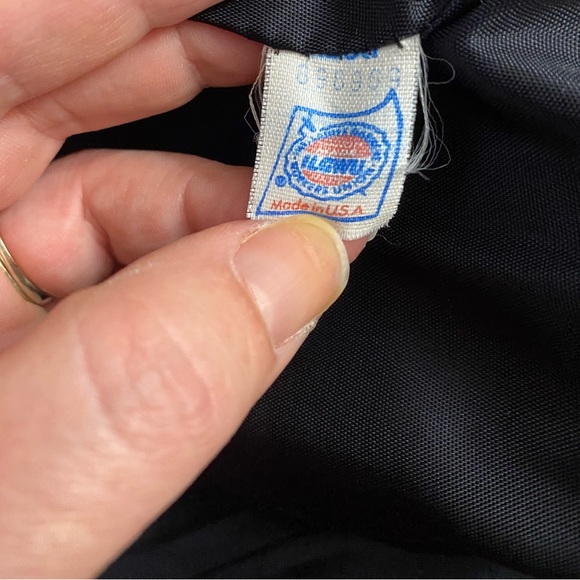 Holly Deb Vintage WOOL Blend Women Coat Black Double Breasted in Military Style - Picture 11 of 16